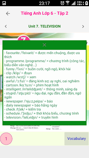Tieng Anh 6 - T2 Screen 3