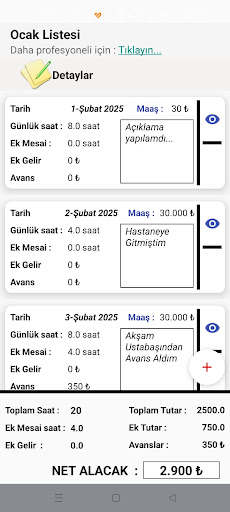 Fabrika Mesai Hesap Puantaj