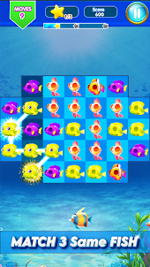 Fish Puzzle Match 3 Brain Game