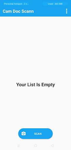 Android application Document scanner screenshort