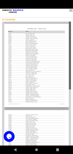 Inmate Search Idaho Screen 2