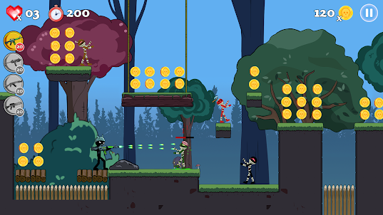 Stick Anger Shooter : Zombie