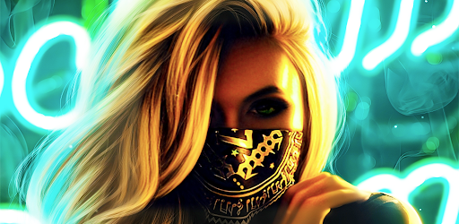 Mask Girl Wallpaper