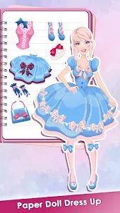 紙人形 – プリンセスファッション着せ替え日記ゲーム