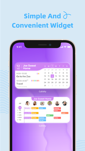 Cubbily Family Shared Calendar Screen 3