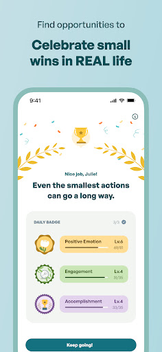 Screenshot of Flourish: AI Well-Being Buddy