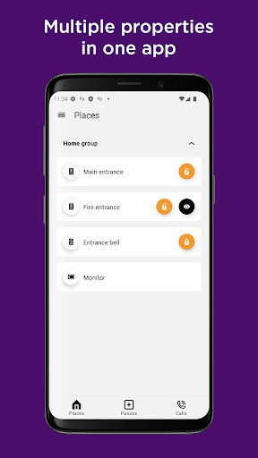 Android application BAS-IP Link screenshort