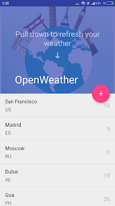 Captura 1 OpenWeather: accurate forecast android
