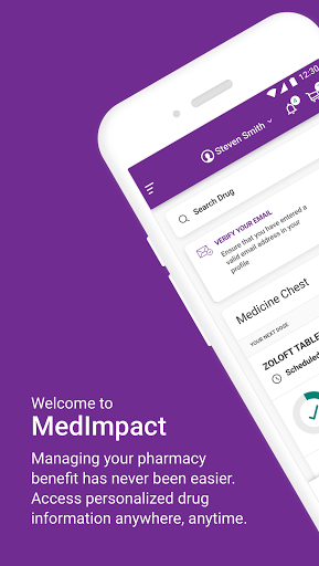 Android application MedImpact screenshort