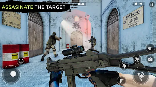 Gun Strike FPS: 雷霆槍戰 遊 戲 步槍 離線