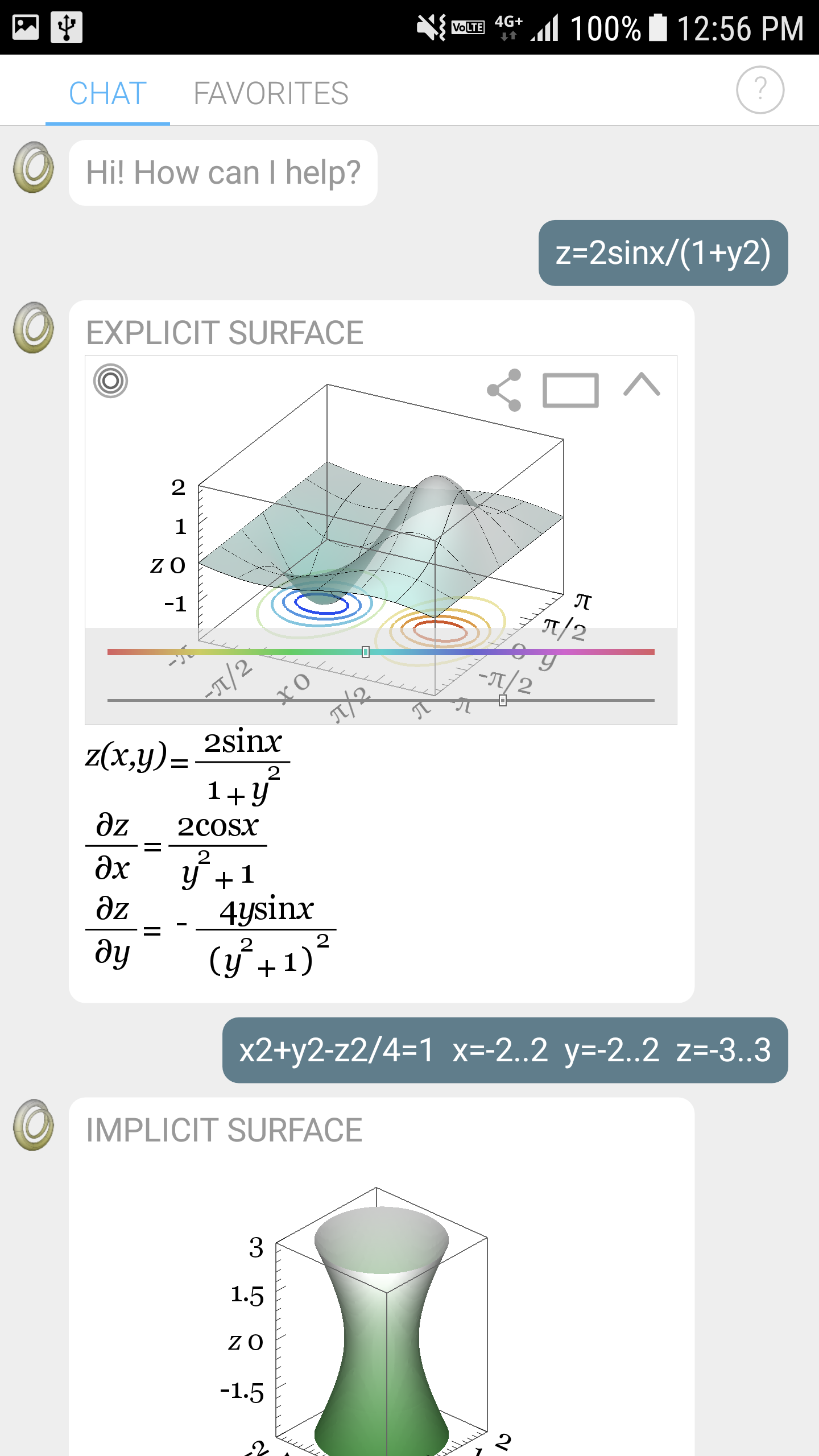 Android application Graphing Calculator Pro + Symbolic Math screenshort
