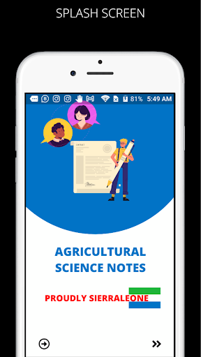 Android application Agricultural Science (SSS 1-3) screenshort