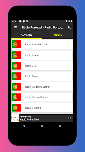 Android application Radio Portugal - Radio FM & AM screenshort