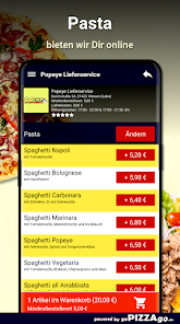 Screenshot 5 Popeye Lieferservice Winsen (L android