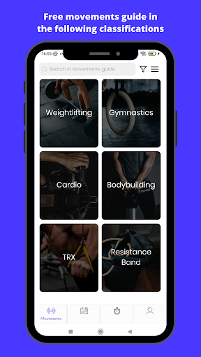 Android application WODEX- Create workout & share screenshort