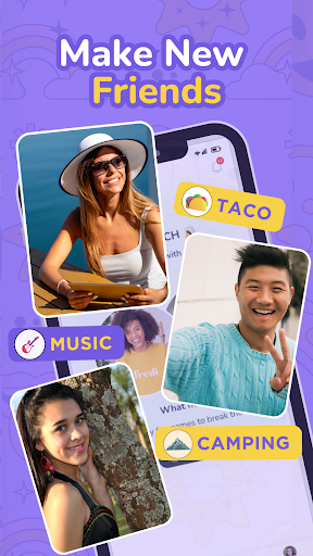 Android application VibeWith: Friends, Trivia, Fun screenshort