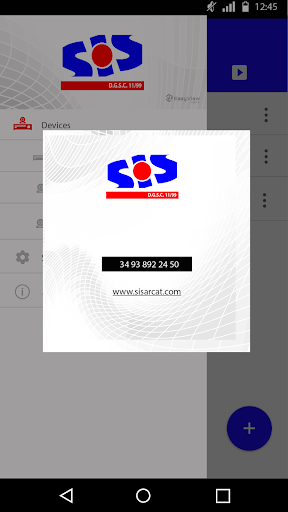 Android application SIS EasyView screenshort