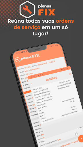 Android application Plenus Fix screenshort