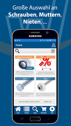 Android application Wegertseder screenshort