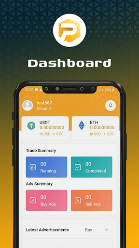 Android application PeerBit screenshort