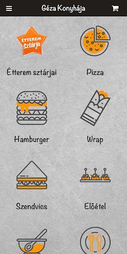 Android application Géza Konyhája screenshort