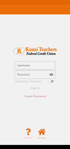 Android application Kauai Teachers FCU Mobile screenshort