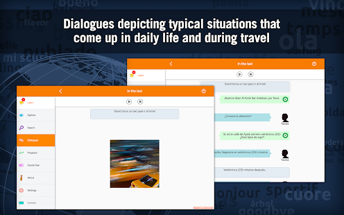 Learn Spanish with MosaLingua Screenshot