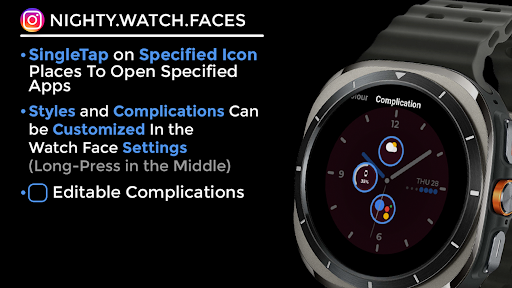 Night ver 55 - watch face screenshot 16