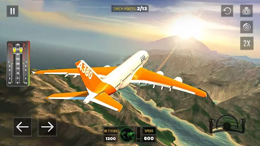 piloto vuelo simulador;aviones
