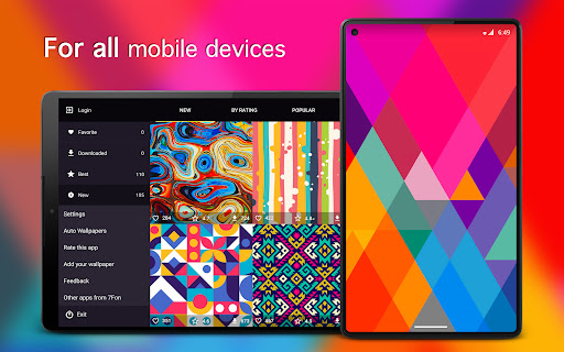 Screenshot of Pattern Wallpapers PRO