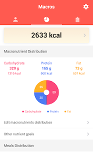 Macros - Calorie Counter & Meal Planner Screenshot
