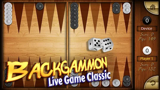 Backgammon Live Game Classic