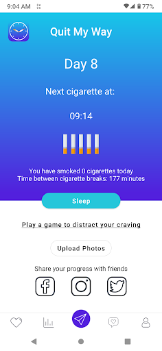 Android application Quit My Way screenshort