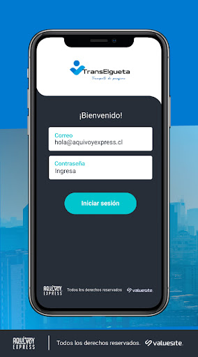 Android application TransElgueta Aquívoy Express screenshort