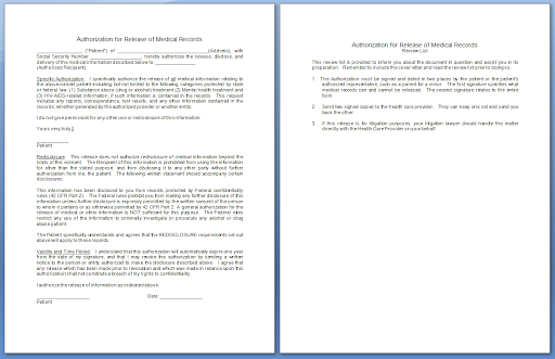 Health Care forms printable Screen 3