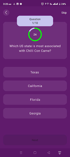 Trivia Game Screen 3