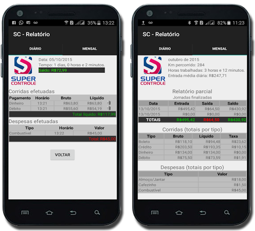 Super Controle Transportes Screen 2