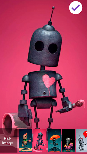 Robot Boy Dark Technology Wallpaper