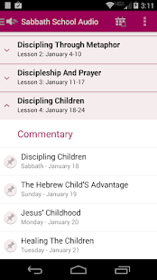 Sabbath School Audio Quarterly Screenshot