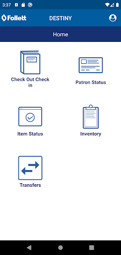 Android application Destiny Back Office screenshort