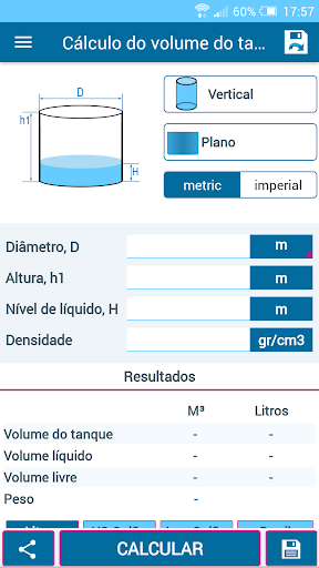Visualização do aplicativo