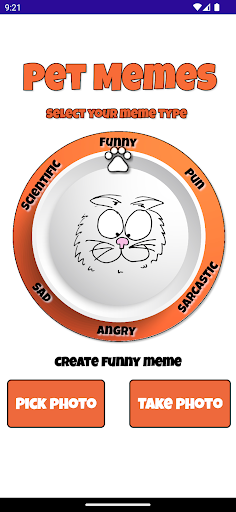 Android application Pet Memes screenshort