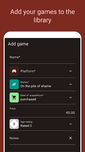 Pile of Shame Screen 2