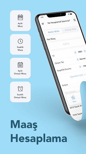 Android application Maaş Hesaplama screenshort