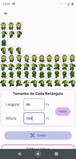 Android application Sprite Sheet Separator screenshort