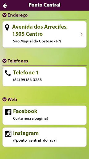 Ponto Central Açaí Screen 3
