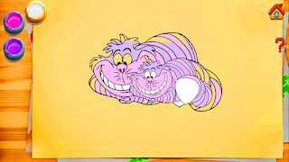 Coloring alice in wonderland - Screenshot 2