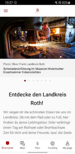 Android application Roth County DiscoverApp screenshort