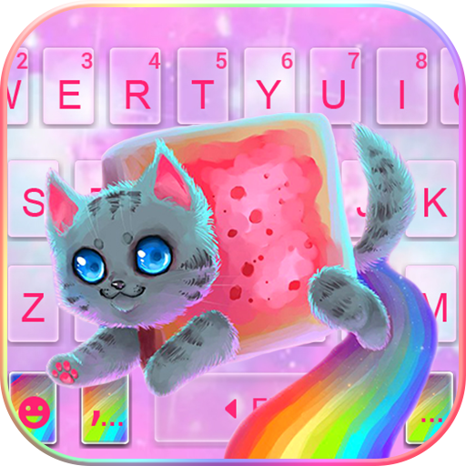 Rainbow Cat Keyboard Theme logo