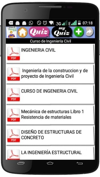 Captura de Pantalla 3 CURSO DE INGENIERÍA CIVIL android